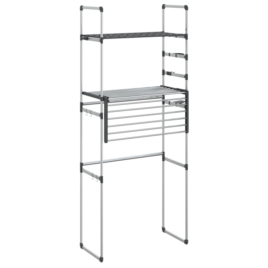 vidaXL Washing Machine Shelf 77x52x192 cm Aluminium