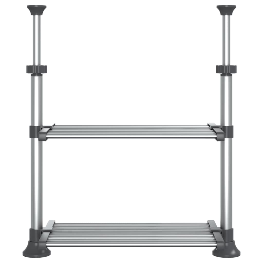 Kitchen Shelf 50x25x(50-70) cm Aluminium