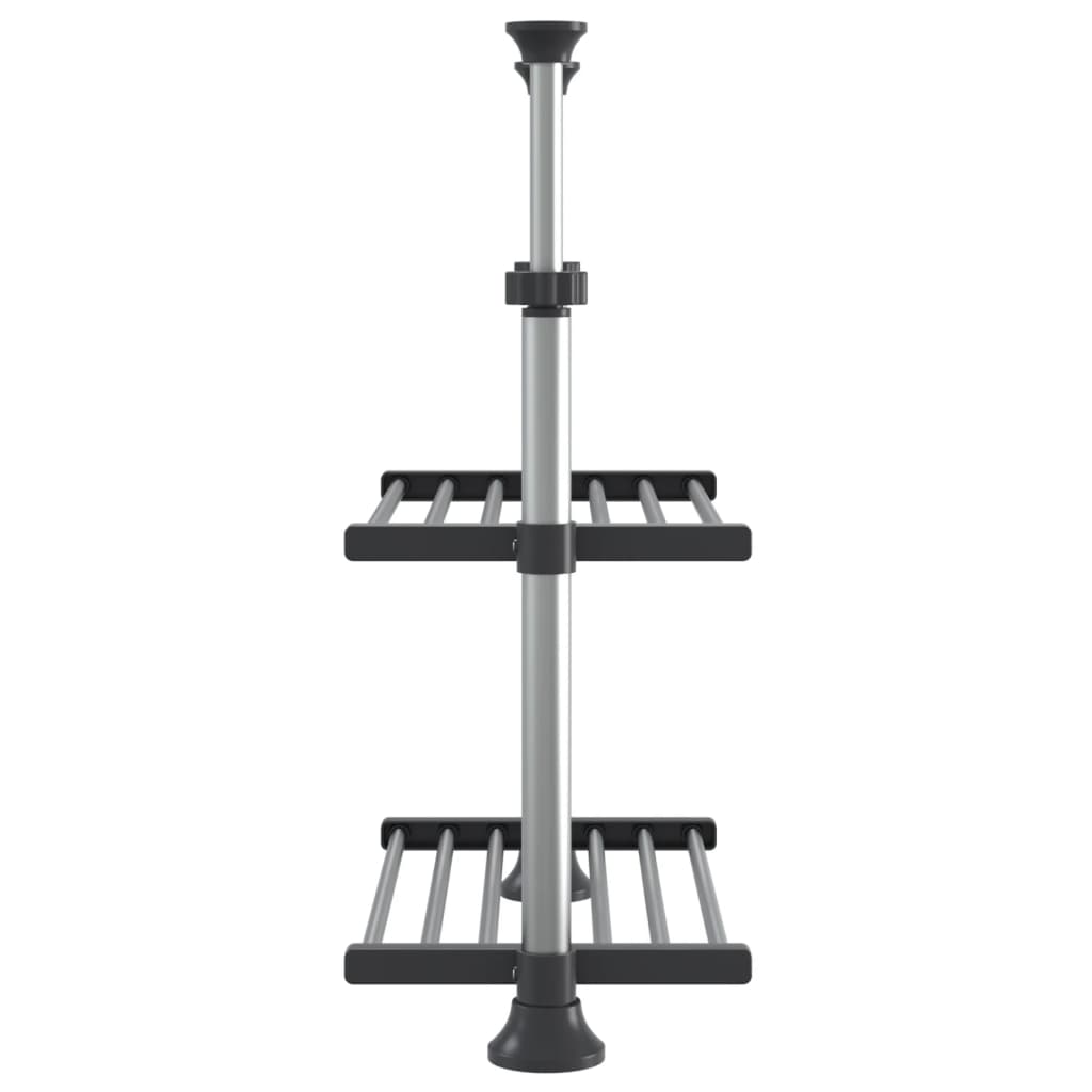 Kitchen Shelf 50x25x(50-70) cm Aluminium