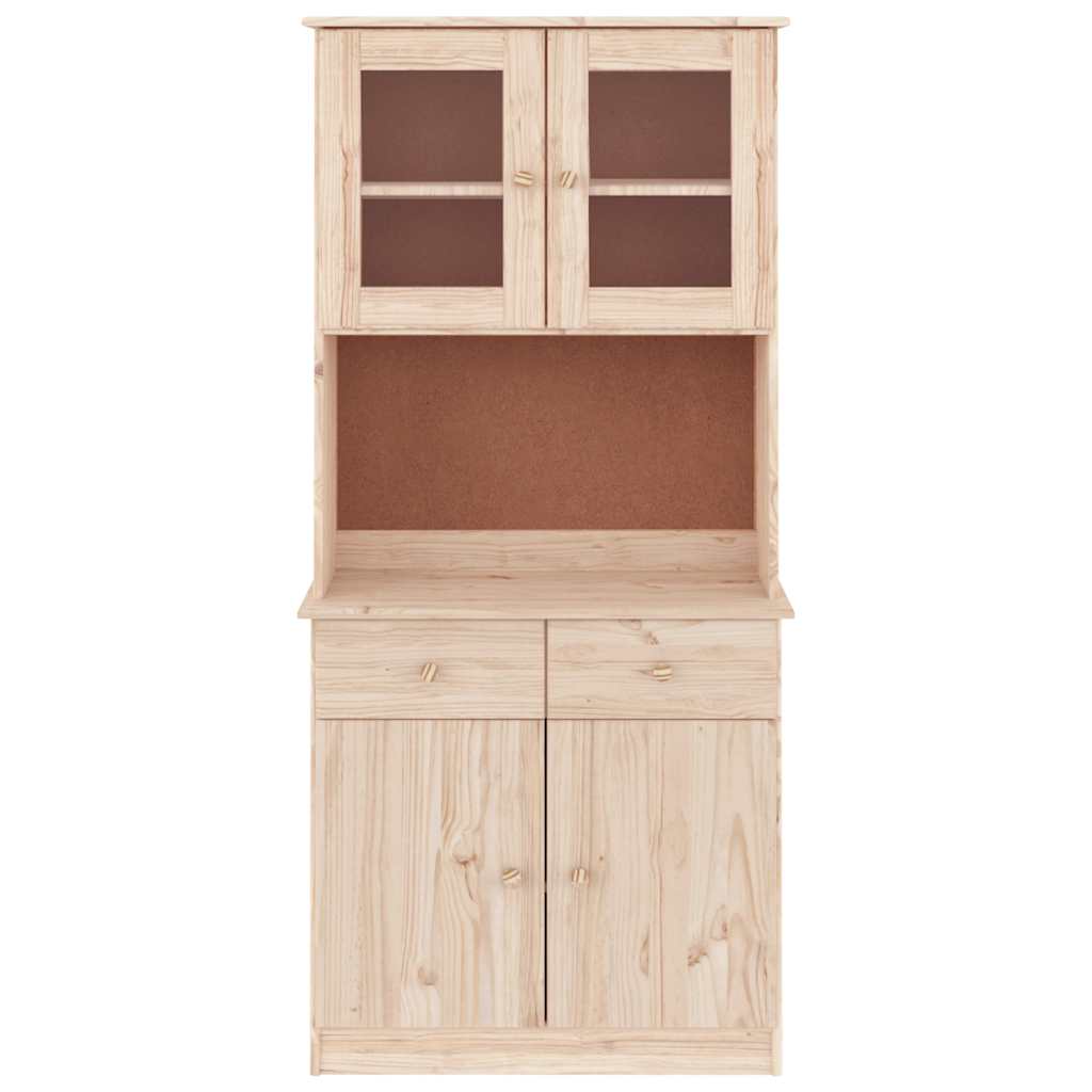 Highboard ALTA 77x35x165 cm Solid Wood Pine