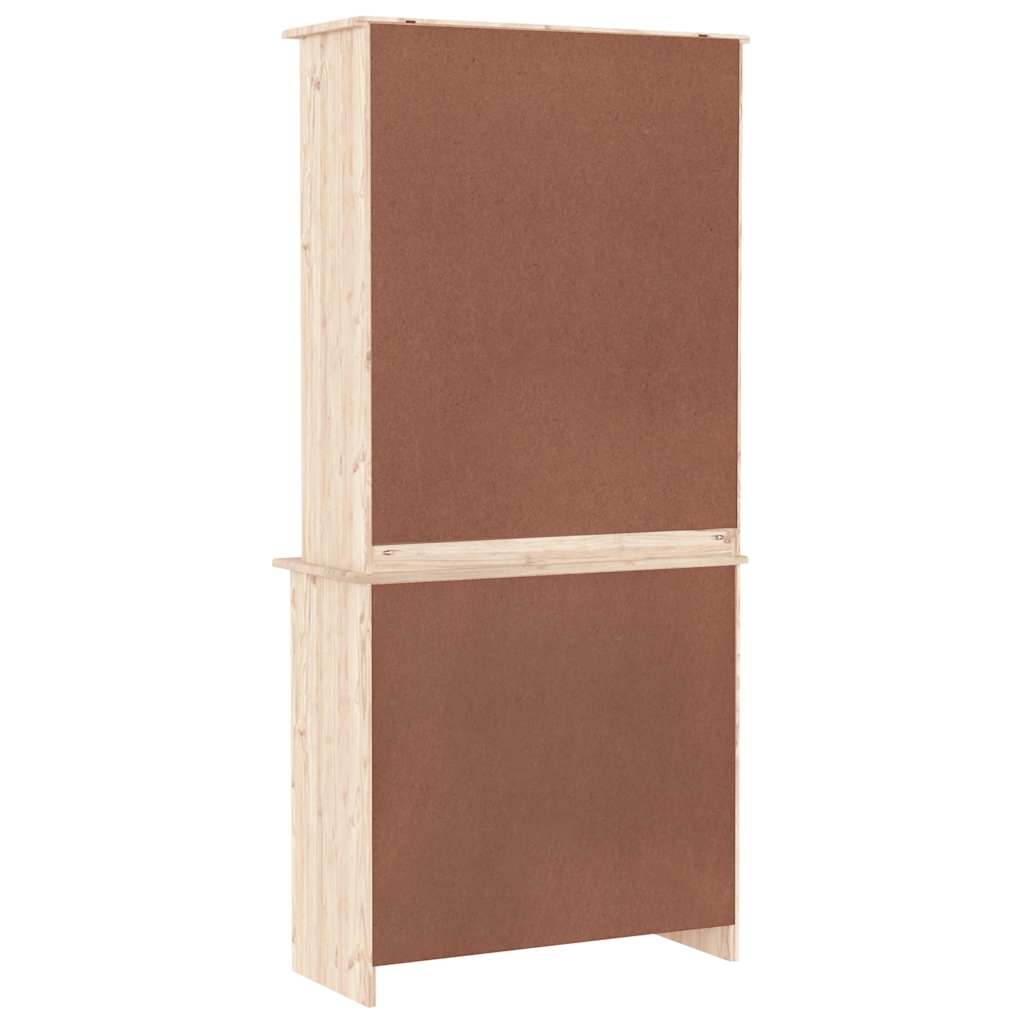 Highboard ALTA 77x35x165 cm Solid Wood Pine