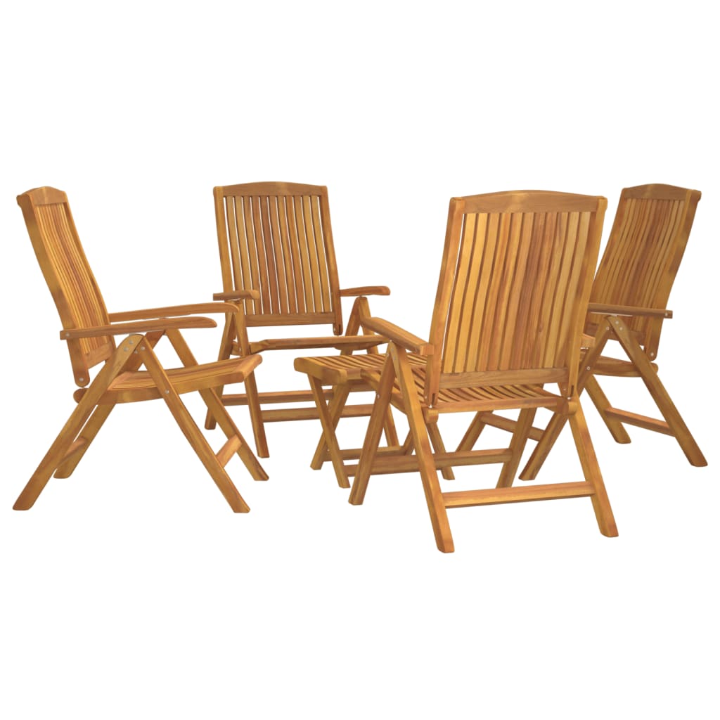 vidaXL 5 Piece Garden Lounge Set Solid Wood Teak