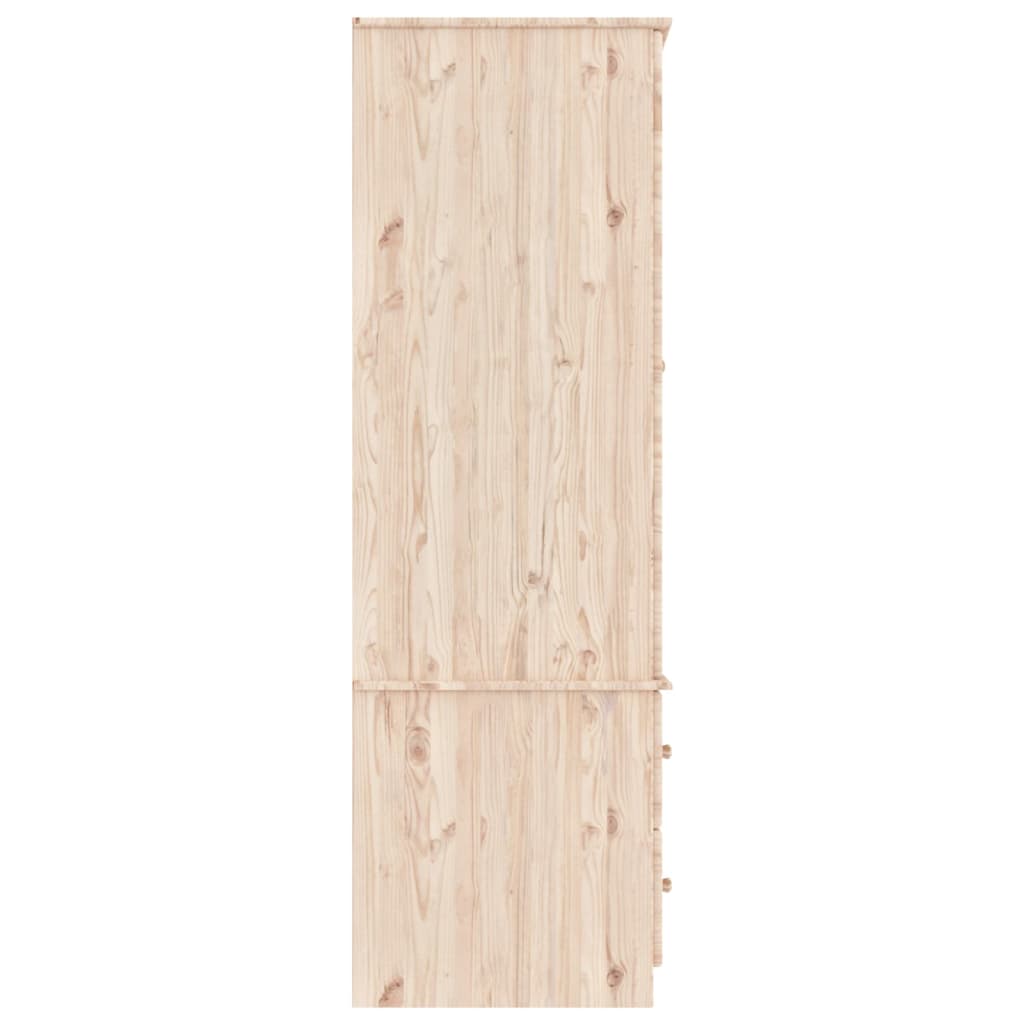 vidaXL Wardrobe ALTA 90x55x170 cm Solid Wood Pine