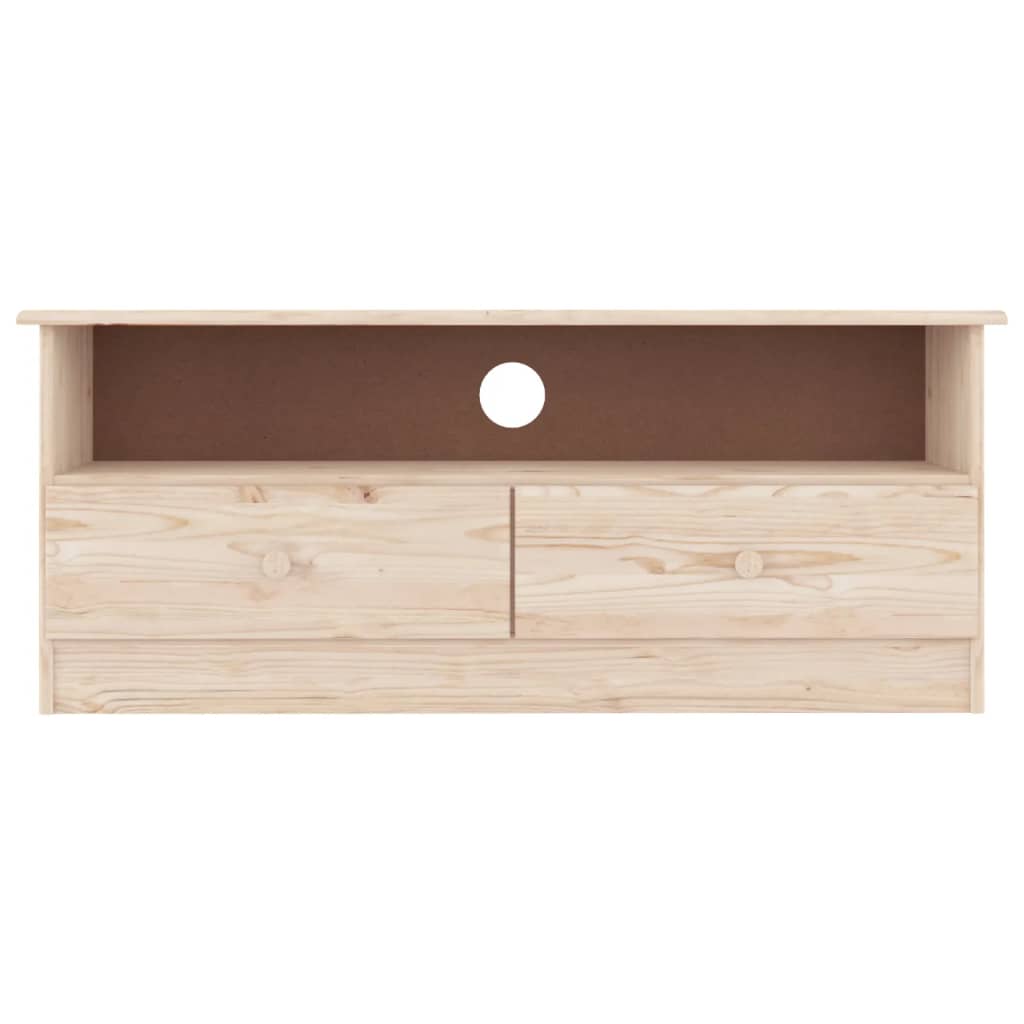 vidaXL TV Cabinet with Drawers ALTA 100x35x41 cm Solid Wood Pine