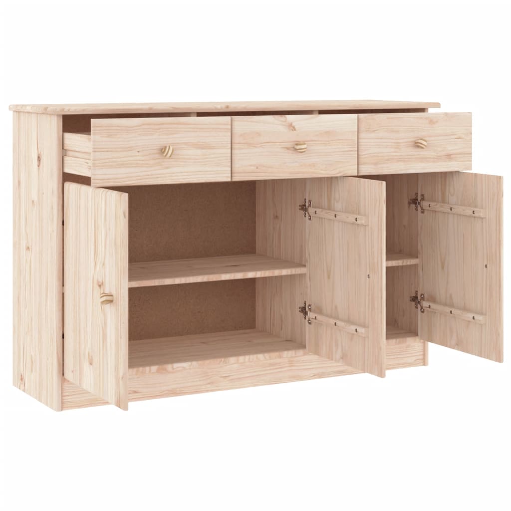 Sideboard ALTA 112x35x73 cm Solid Wood Pine