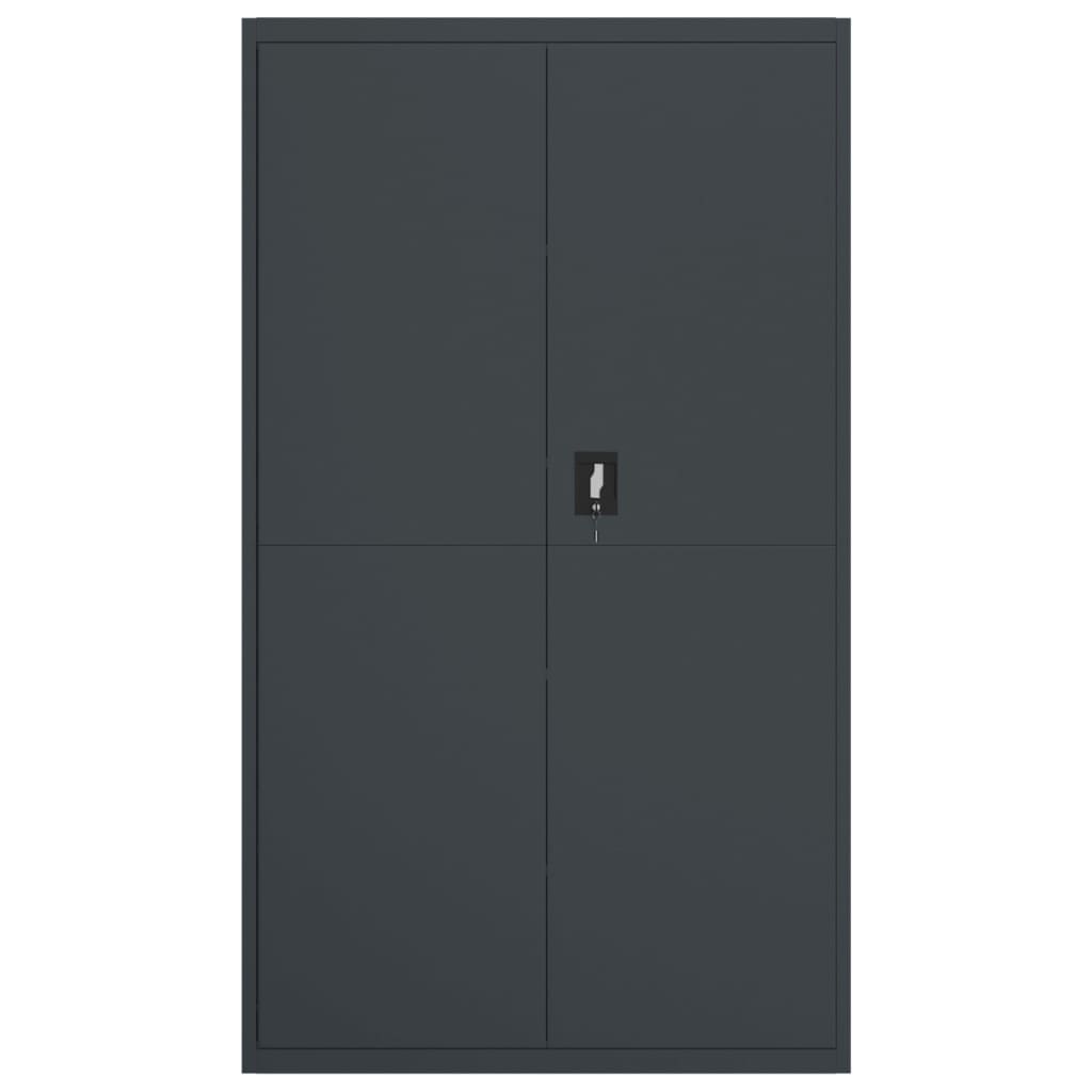 vidaXL File Cabinet Anthracite 105x40x180 cm Steel