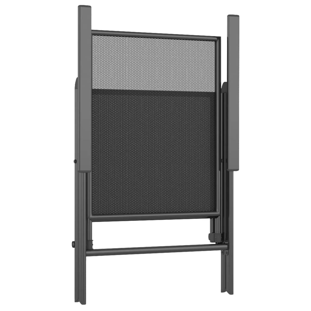 Garden Dining Set | Anthracite | Steel | Large |  Foldable