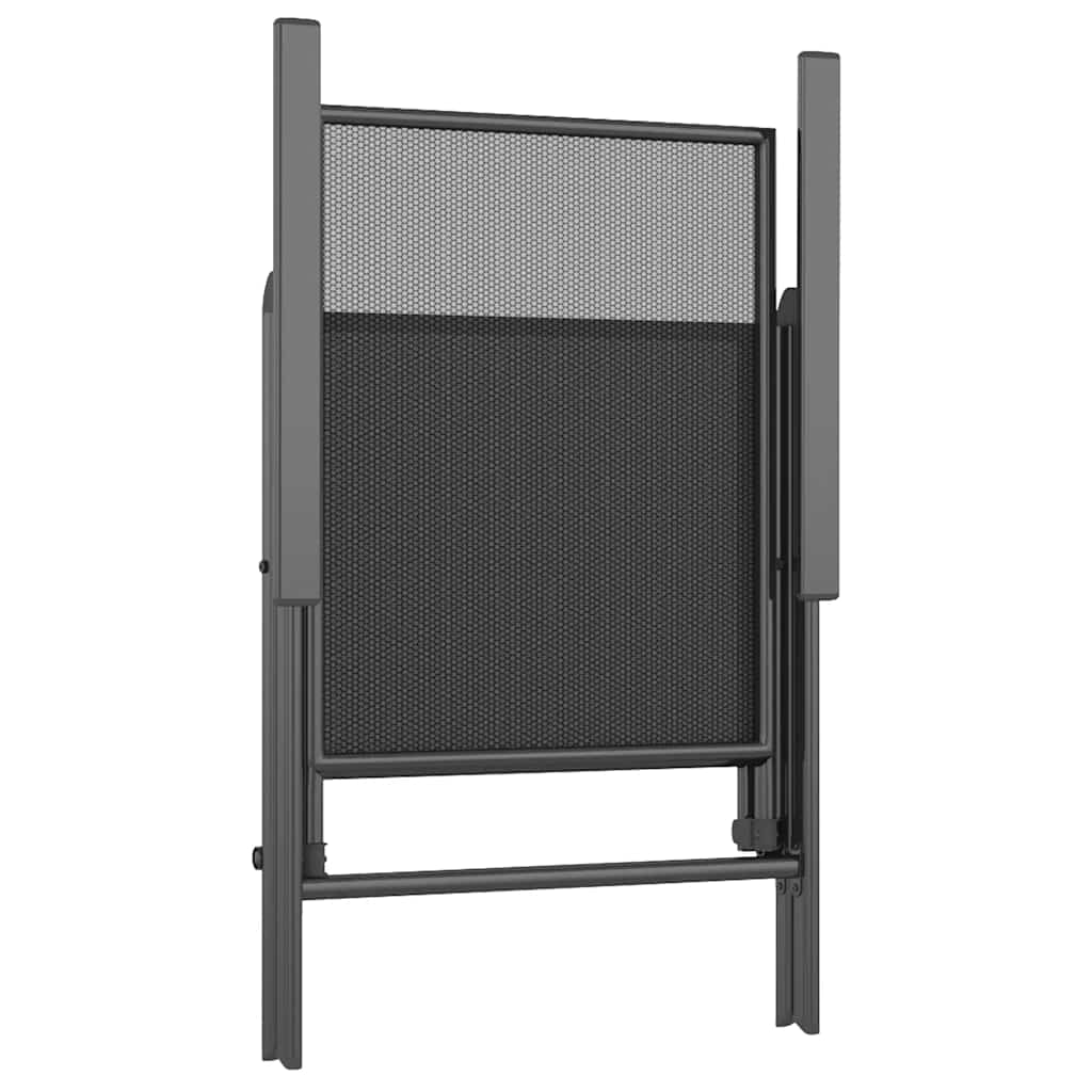 Garden Dining Set | Anthracite | Powder-Coated Steel | Medium | Foldable