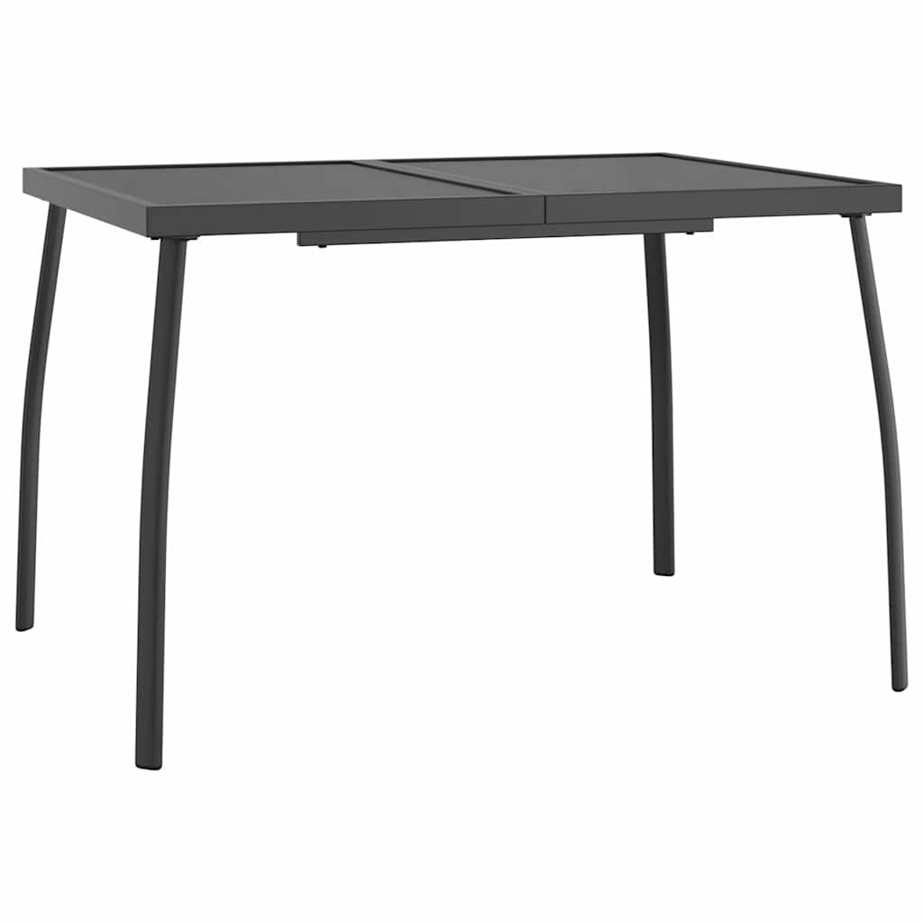 Garden Dining Set | Anthracite | Powder-Coated Steel | Medium | Foldable