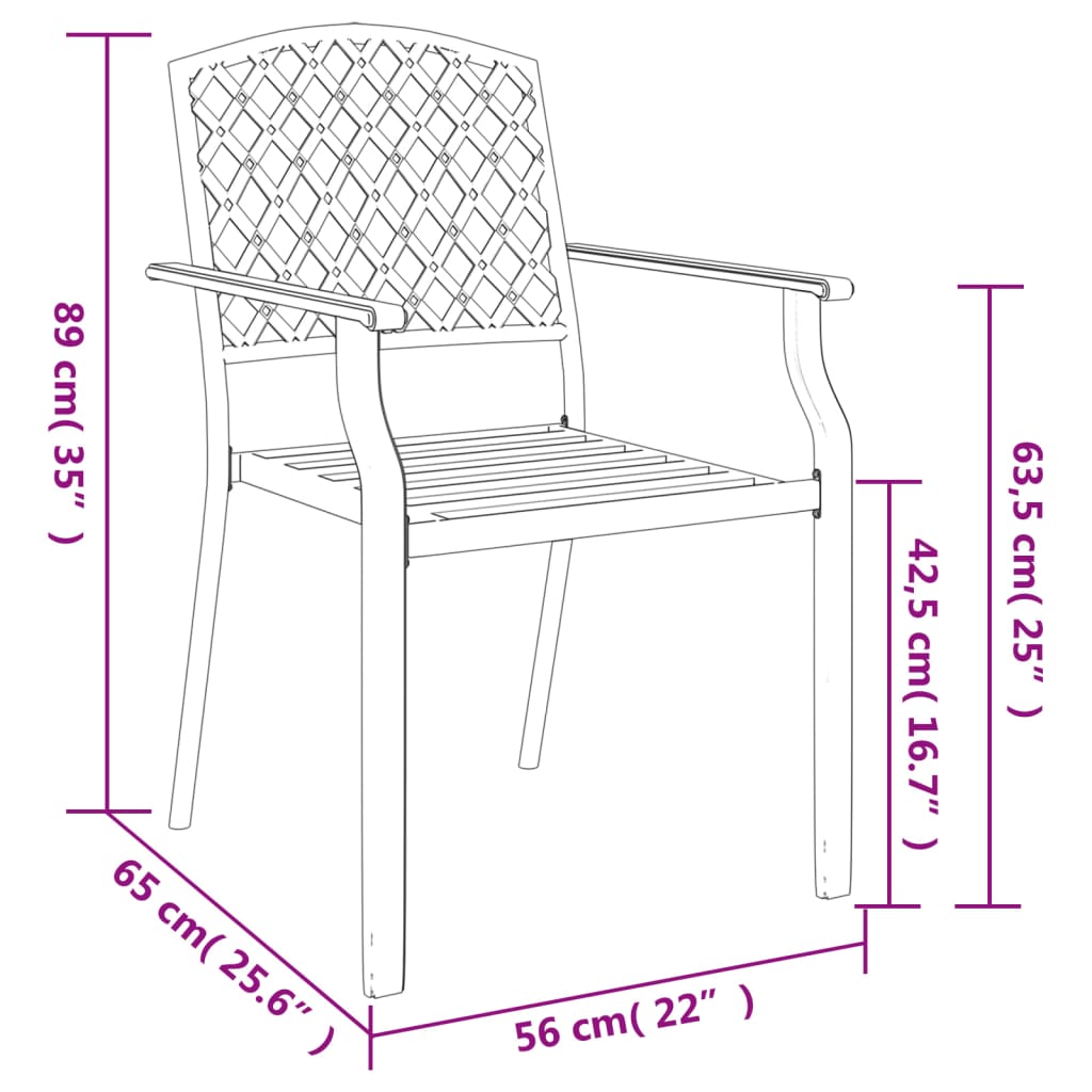 Garden Dining Set | Anthracite