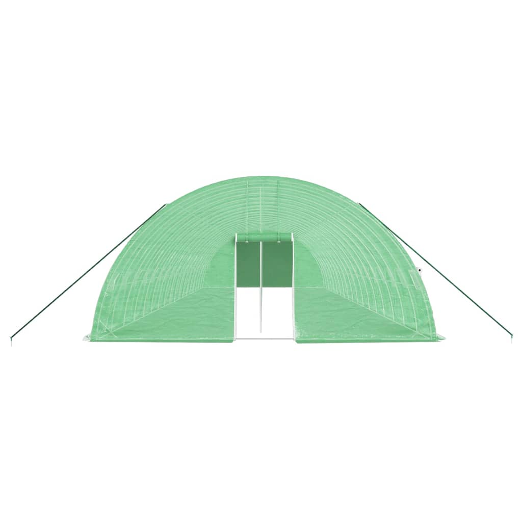 vidaXL Greenhouse with Steel Frame Green 108 m² 18x6x2.85 m