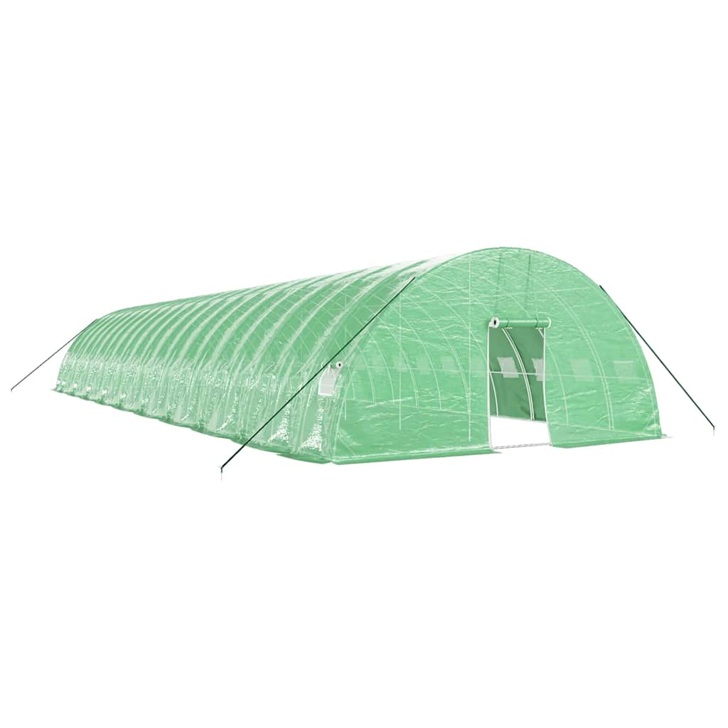 vidaXL Greenhouse with Steel Frame Green 120 m² 20x6x2.85 m