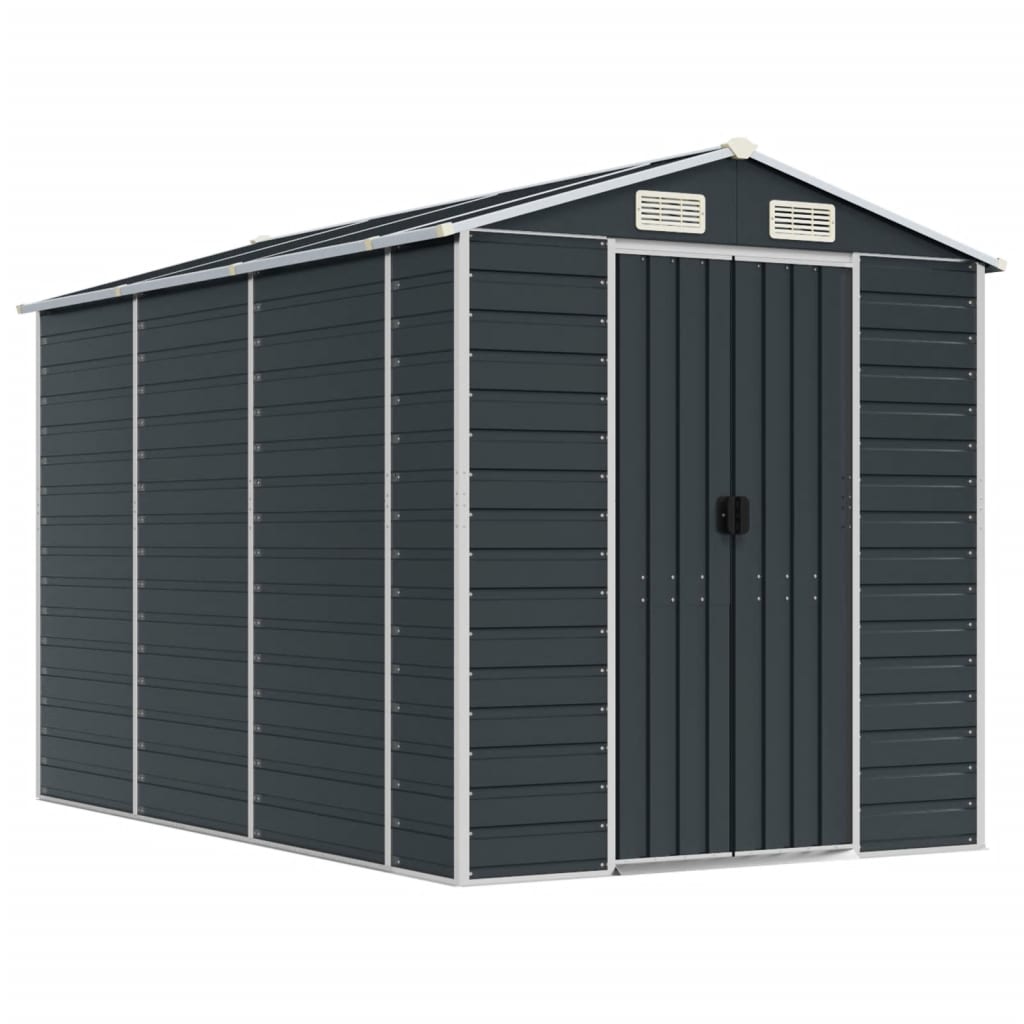 Garden Shed | Anthracite | Galvanised Steel | Large | Garden Shed