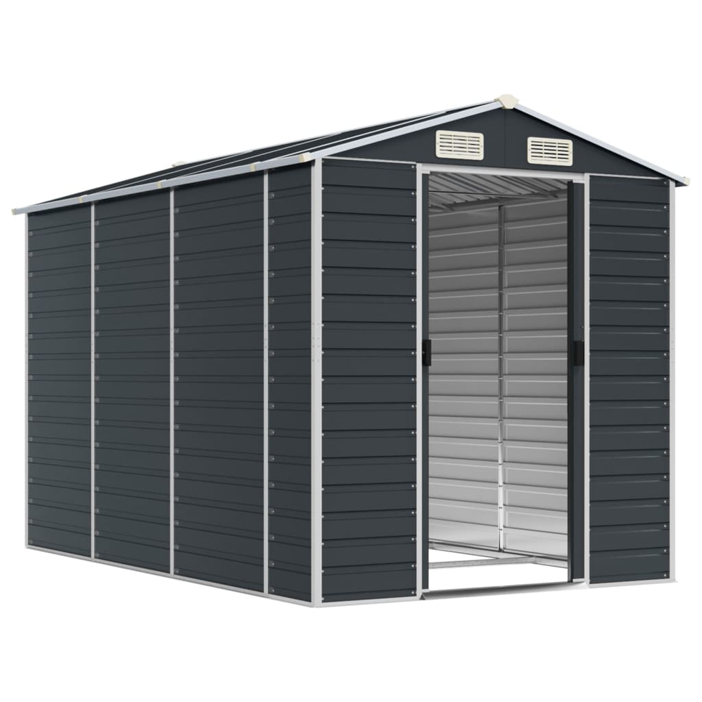 Garden Shed | Anthracite | Galvanised Steel | Large | Garden Shed