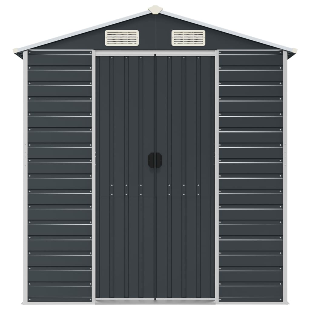 Garden Shed | Anthracite | Galvanised Steel | Large | Garden Shed