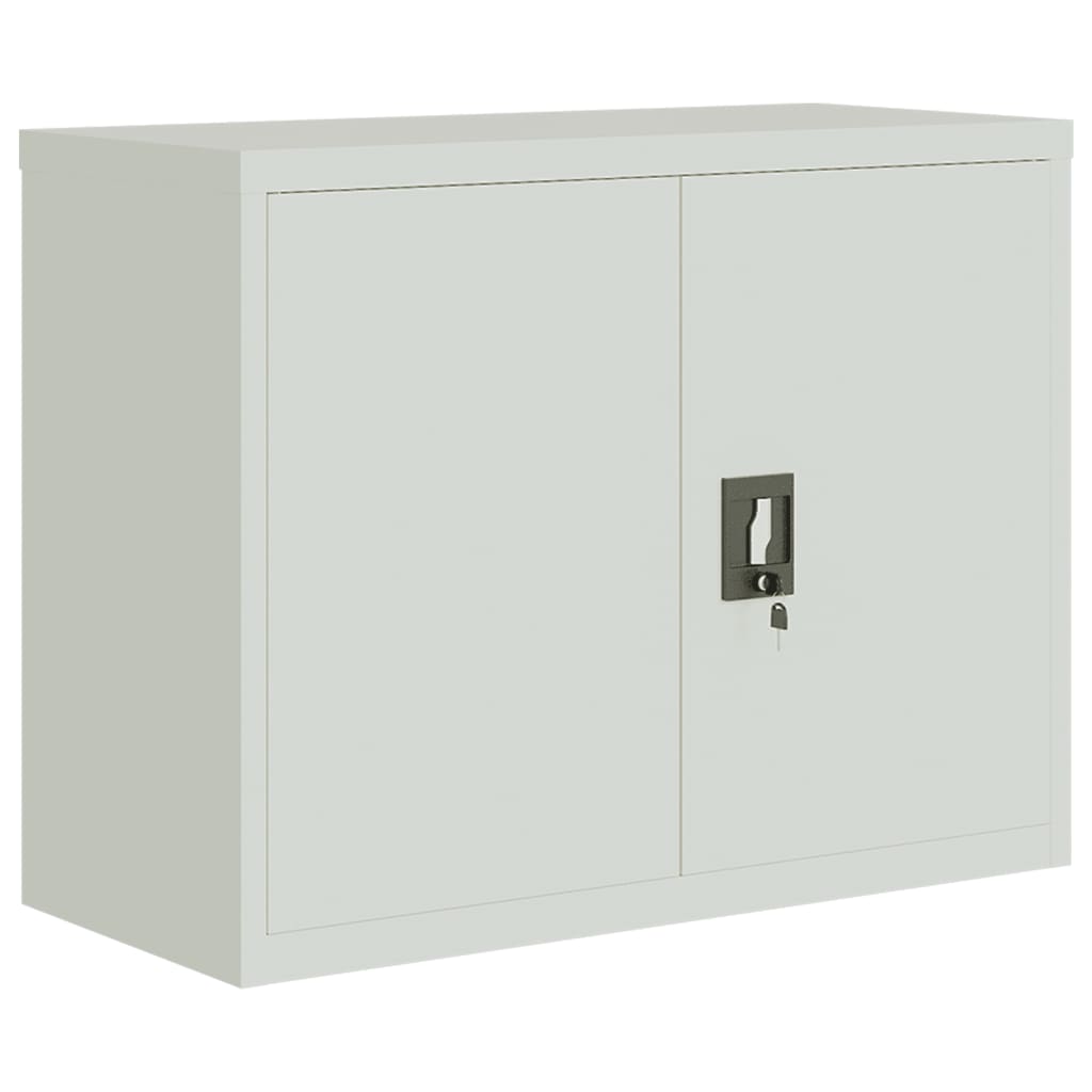 vidaXL File Cabinet Light Grey 90x40x110 cm Steel