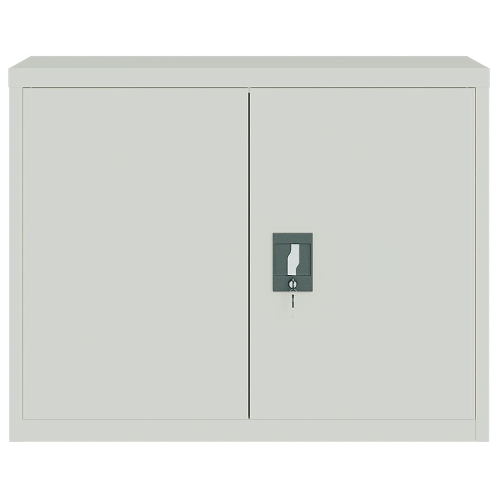 vidaXL File Cabinet Light Grey 90x40x110 cm Steel