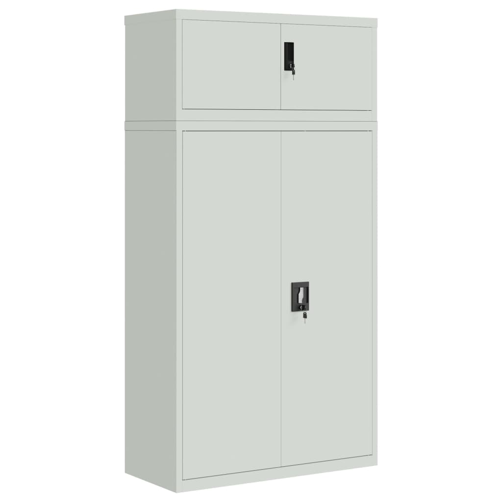 File Cabinet | Light grey | Powder-coated steel | Large