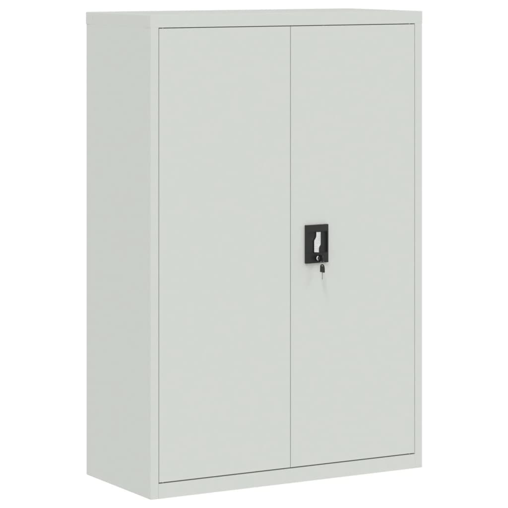 File Cabinet | Light grey | Powder-coated steel | Large