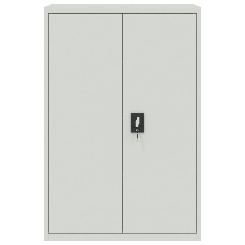 File Cabinet | Light grey | Powder-coated steel | Large