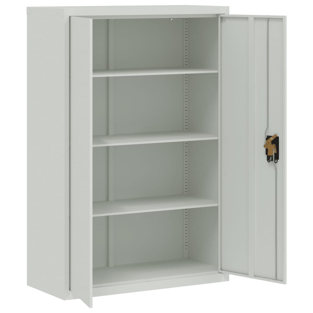 File Cabinet | Light grey | Powder-coated steel | Large