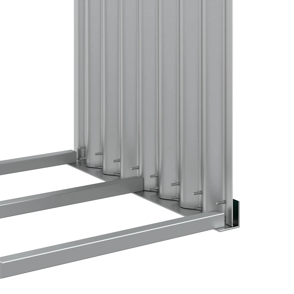 Log Holder Green 120x45x140 cm Galvanised Steel