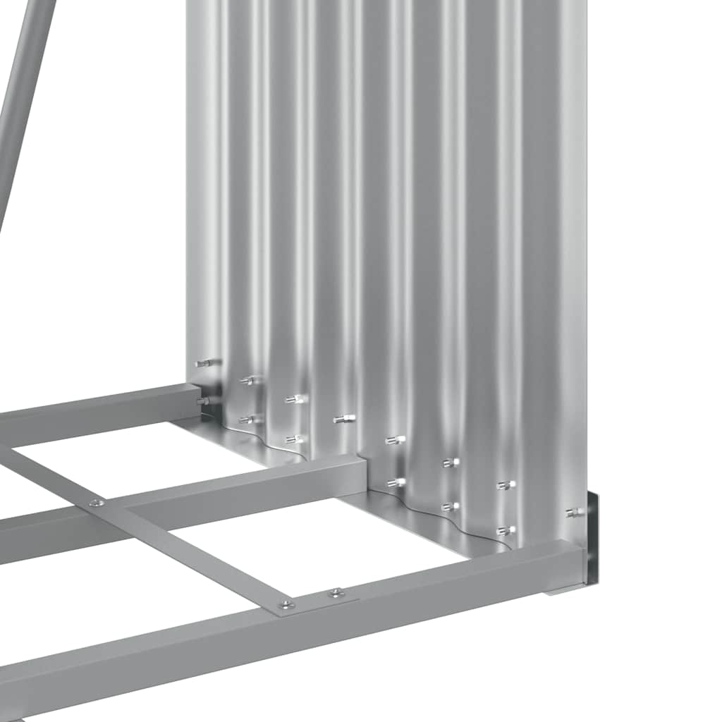 Log Holder Anthracite 40x45x100 cm Galvanised Steel