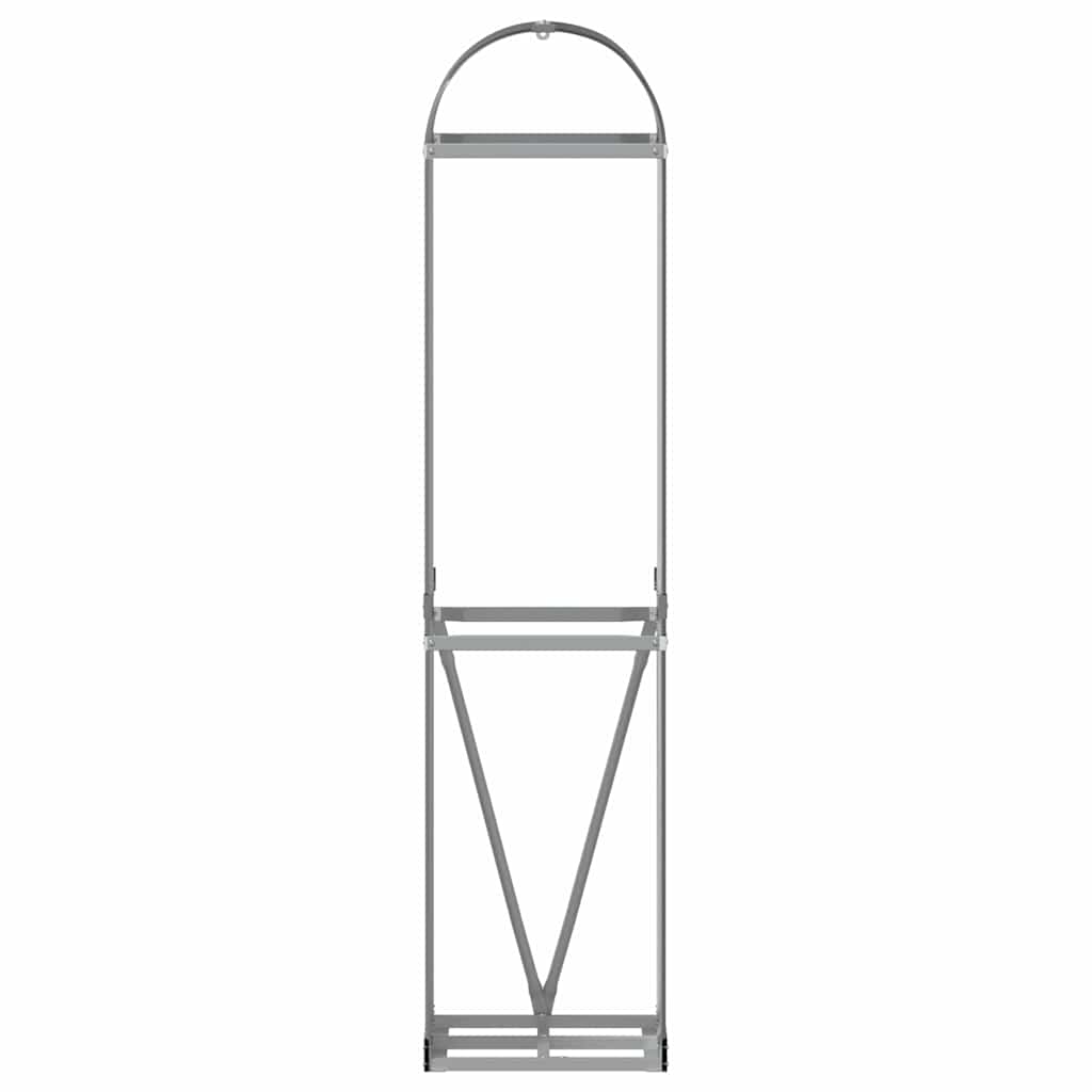Log Holder Anthracite 40x45x170 cm Galvanised Steel