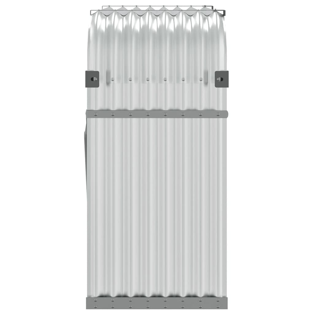Log Holder Silver 120x45x100 cm Galvanised Steel