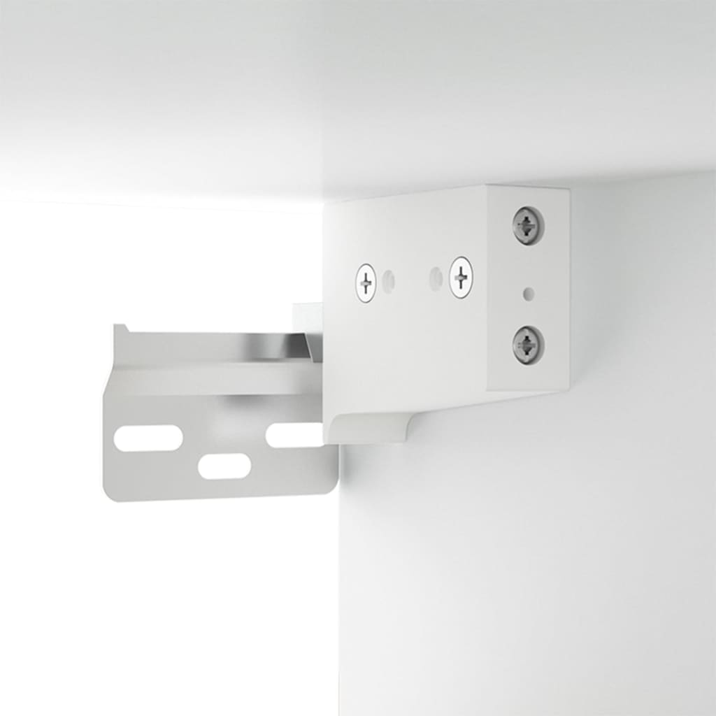 3 Piece Wall-mounted TV Cabinet Set White 80x34,5x40 cm