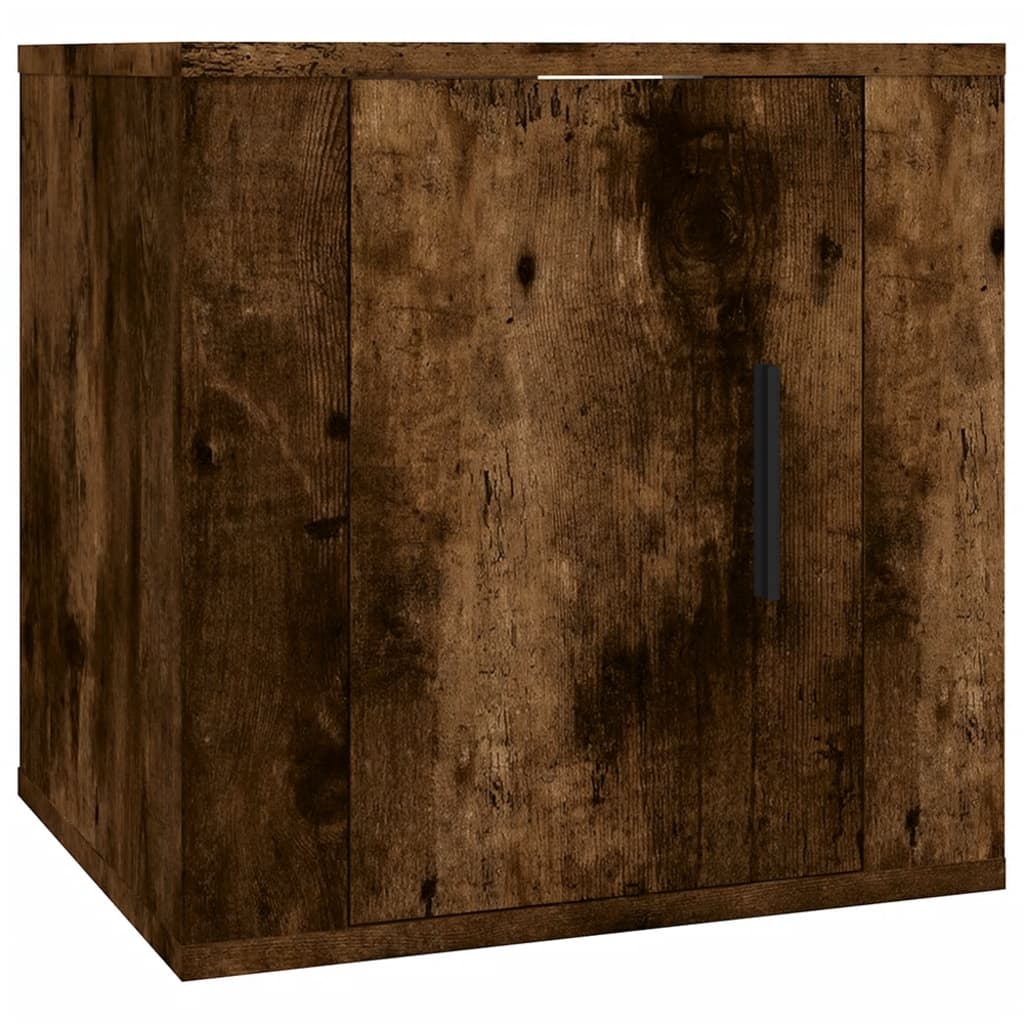 2 Piece TV Cabinet Set Smoked Oak Engineered Wood