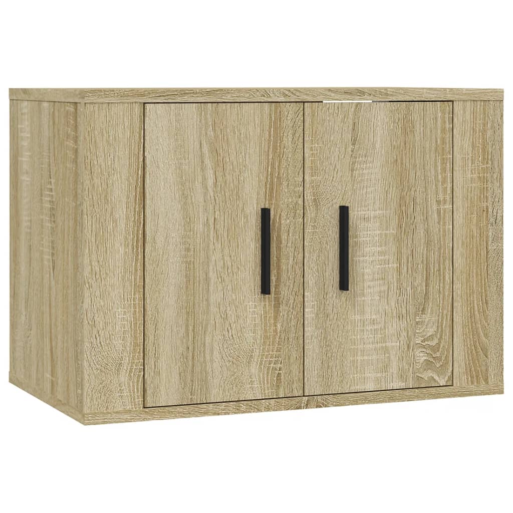 vidaXL 3 Piece TV Cabinet Set Sonoma Oak Engineered Wood