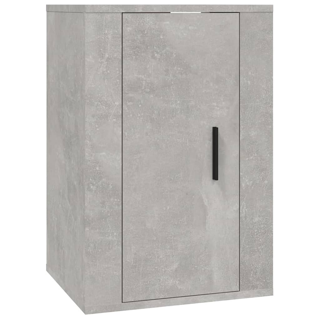 vidaXL 3 Piece TV Cabinet Set Concrete Grey Engineered Wood