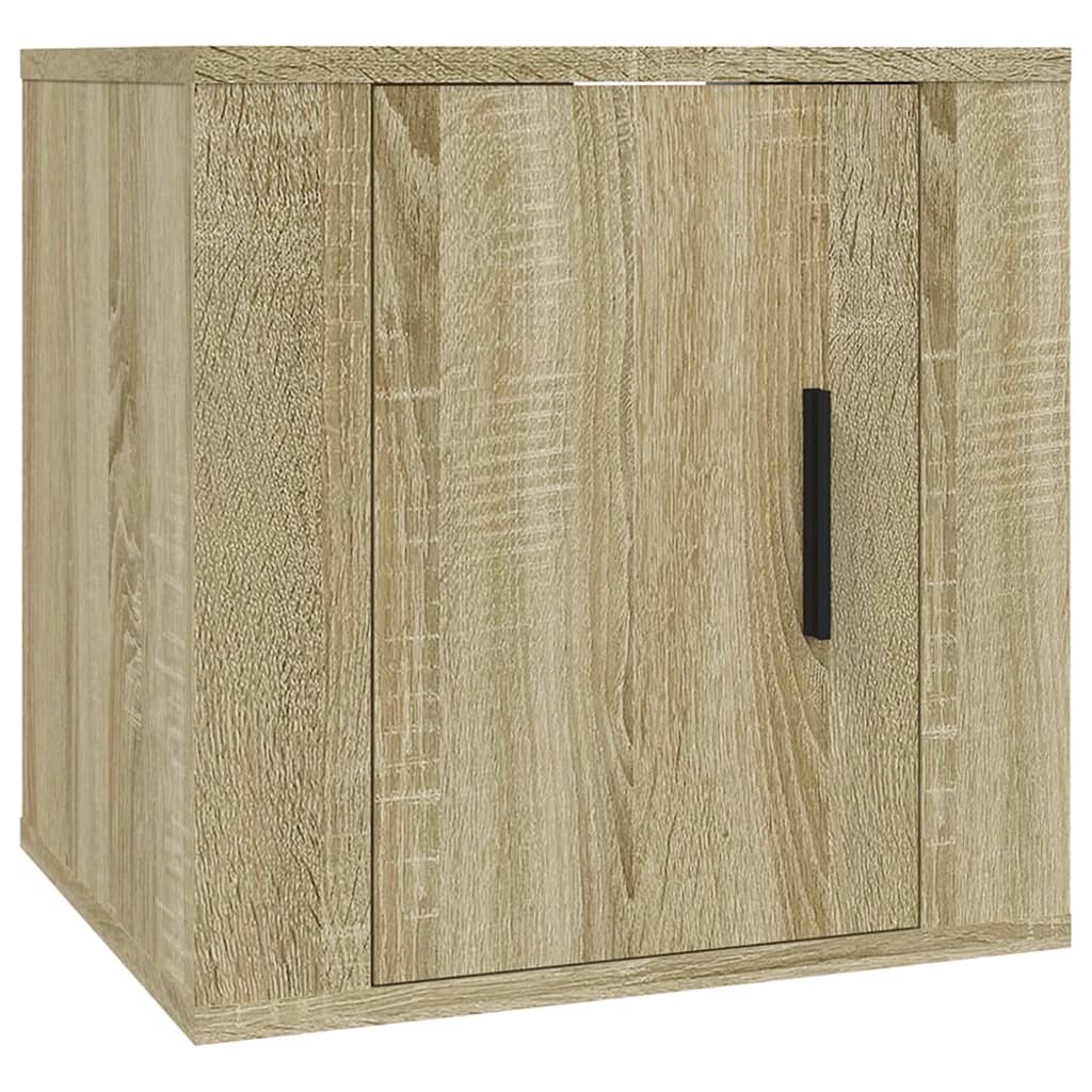 8 Piece TV Cabinet Set Sonoma Oak Engineered Wood