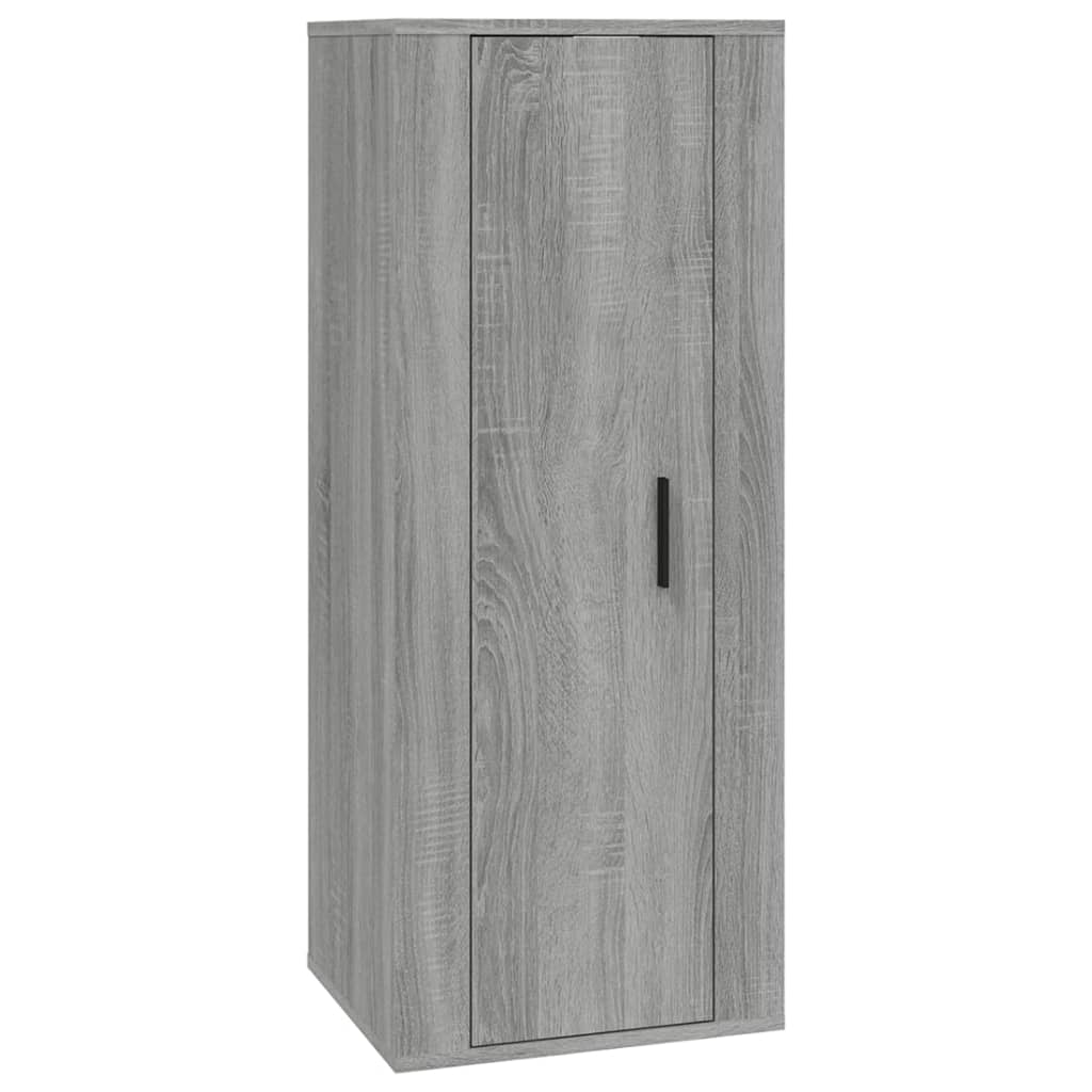 vidaXL 2 Piece TV Cabinet Set Grey Sonoma Engineered Wood