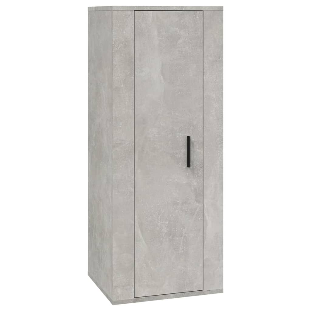 vidaXL 3 Piece TV Cabinet Set Concrete Grey Engineered Wood