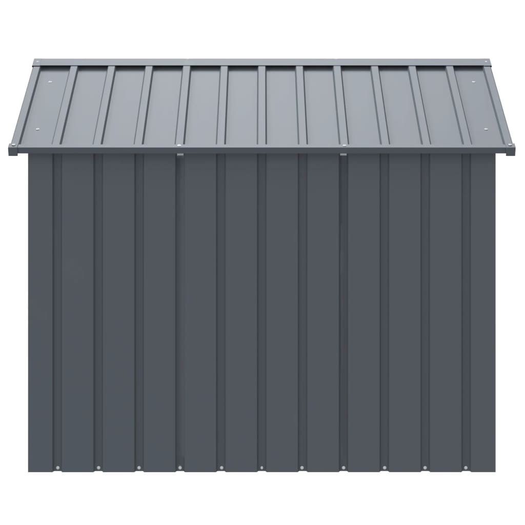 Dog House with Roof Anthracite 117x153x123 cm Galvanised Steel