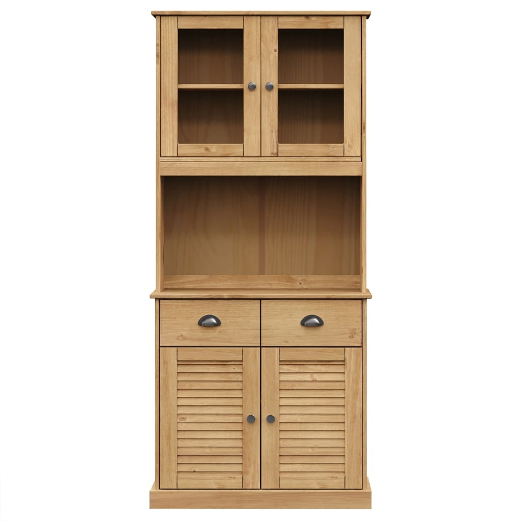 Highboard VIGO 78x40x175 cm Solid Wood Pine