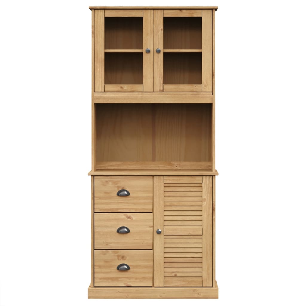 vidaXL Highboard VIGO 78x40x175 cm Solid Wood Pine