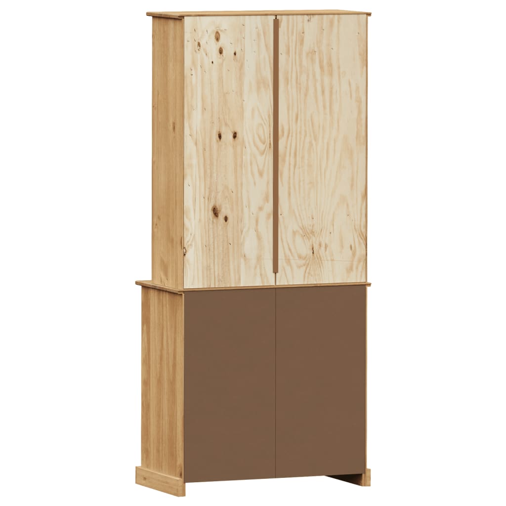 vidaXL Highboard VIGO 78x40x175 cm Solid Wood Pine