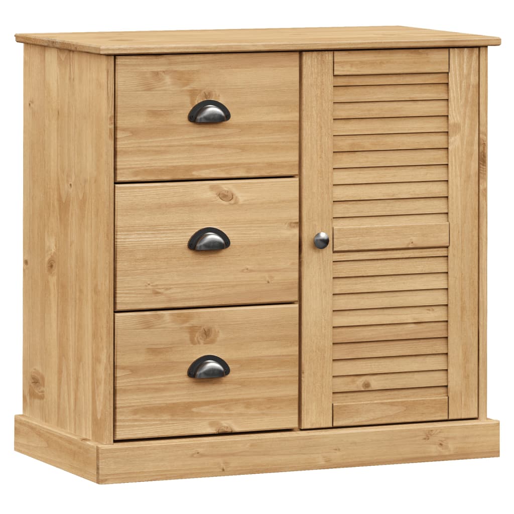 vidaXL Highboard VIGO 78x40x175 cm Solid Wood Pine