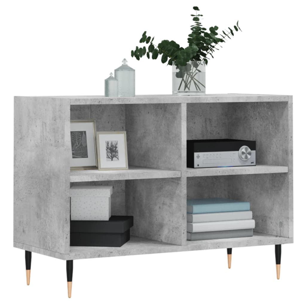 vidaXL TV Cabinet Concrete Grey 69.5x30x50 cm Engineered Wood