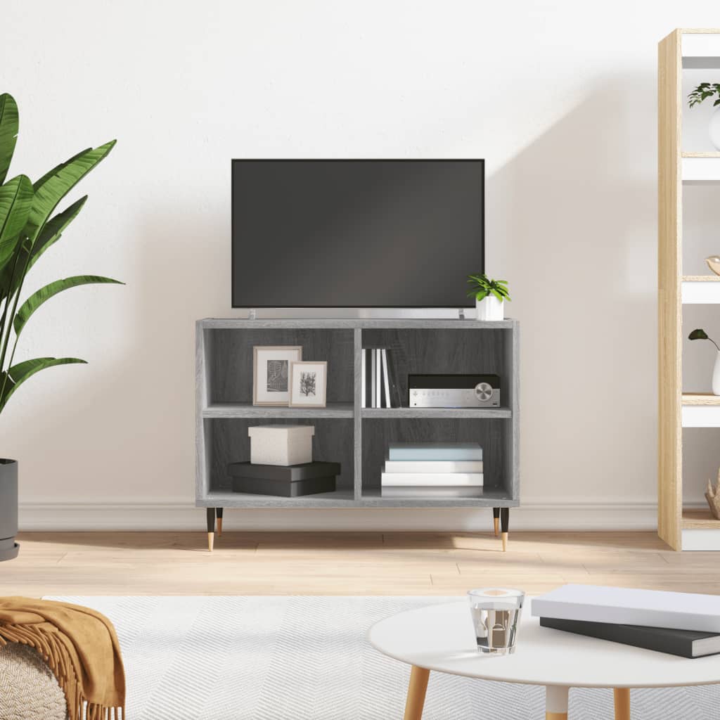TV Cabinet Grey Sonoma 69,5x30x50 cm Engineered Wood