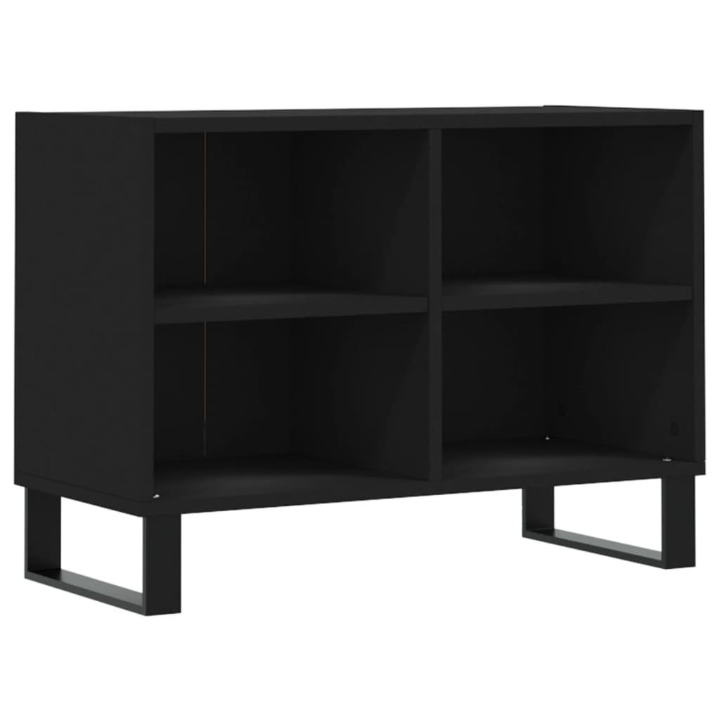 vidaXL TV Cabinet Black 69.5x30x50 cm Engineered Wood