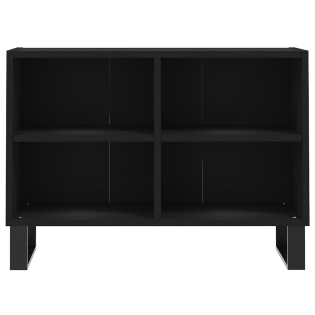 vidaXL TV Cabinet Black 69.5x30x50 cm Engineered Wood