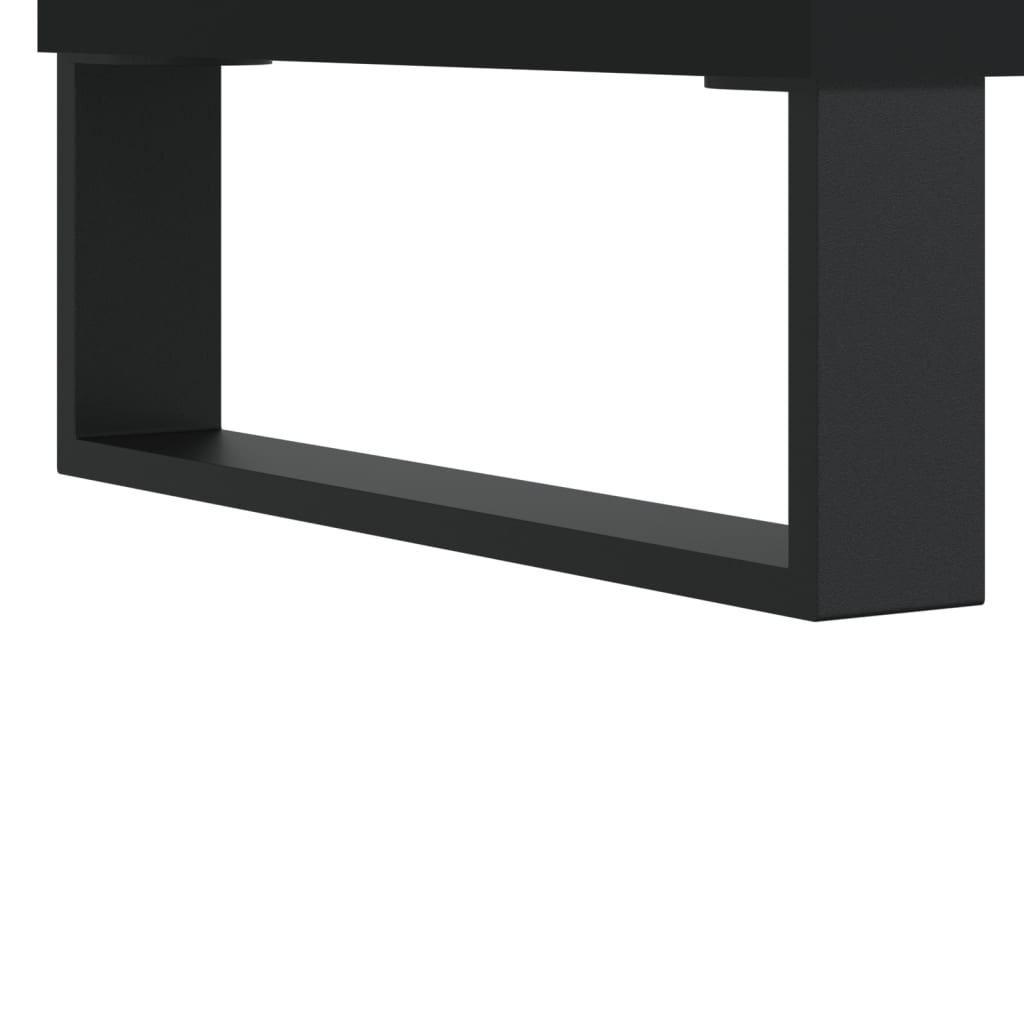 vidaXL TV Cabinet Black 69.5x30x50 cm Engineered Wood