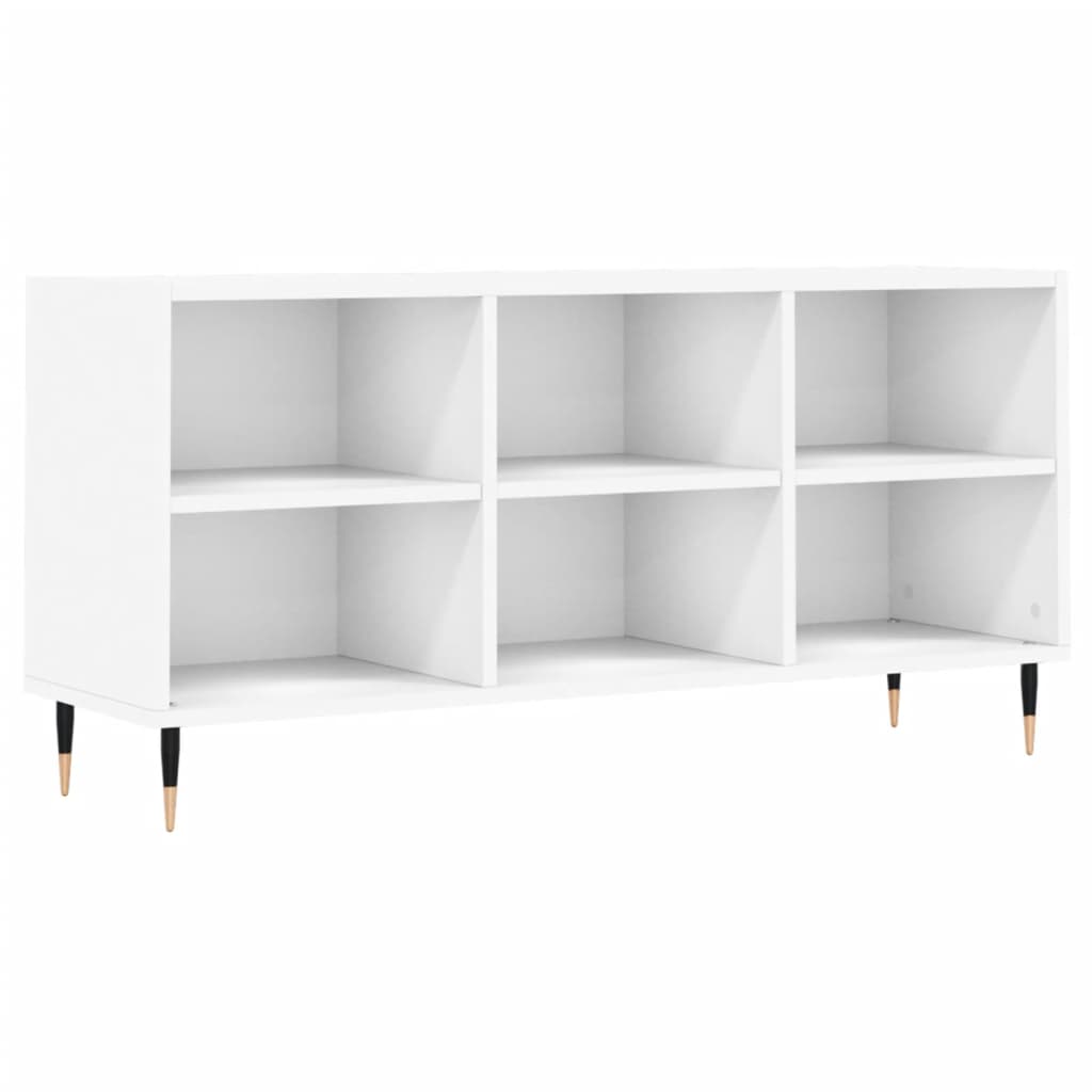 TV Cabinet White 103,5x30x50 cm Engineered Wood