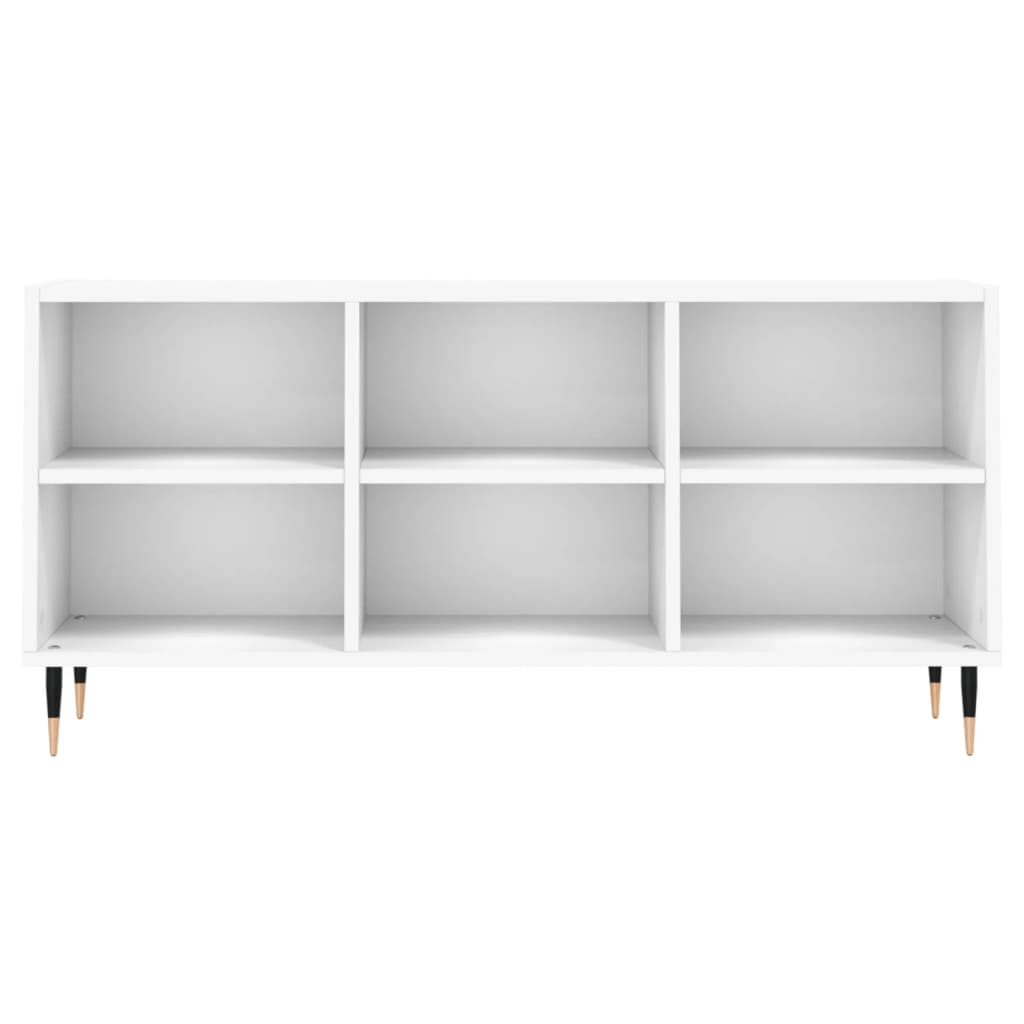 TV Cabinet White 103,5x30x50 cm Engineered Wood