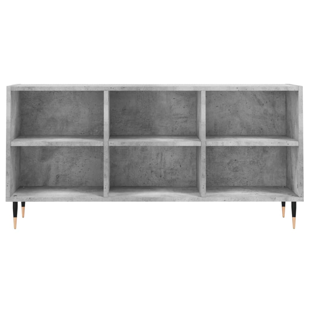 vidaXL TV Cabinet Concrete Grey 103.5x30x50 cm Engineered Wood