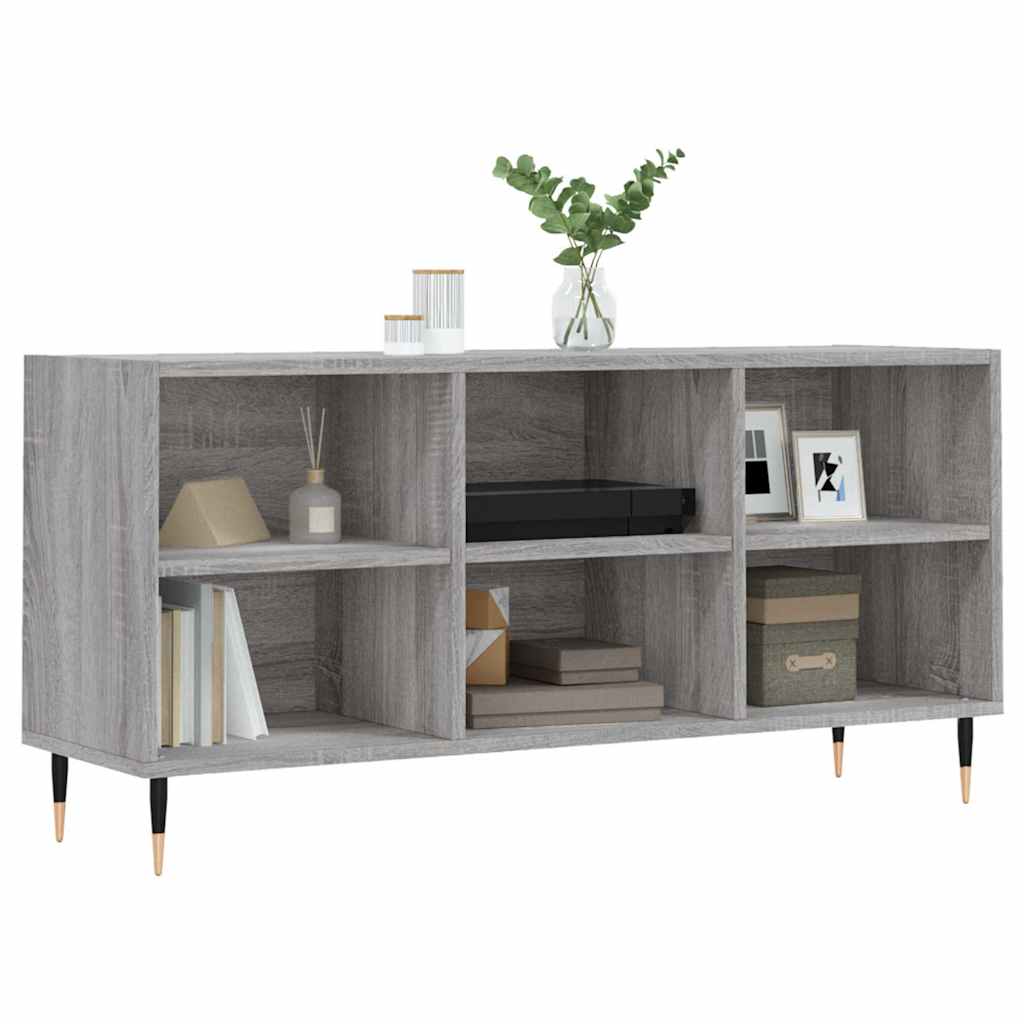 TV Cabinet Grey Sonoma 103,5x30x50 cm Engineered Wood